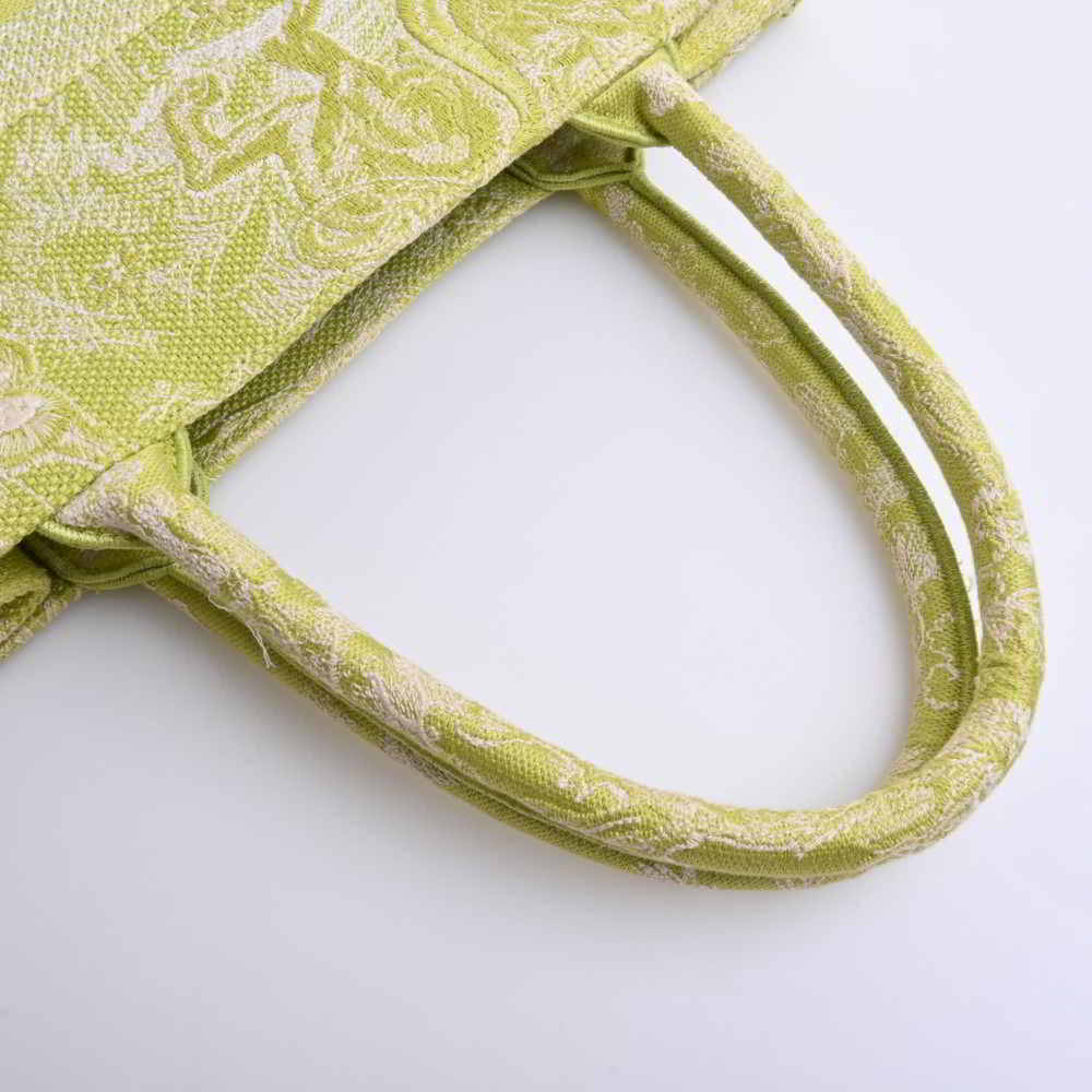 Christian Dior Canvas Medium Book Tote Bag M1296ZRGO Green - Picture 5 of 8